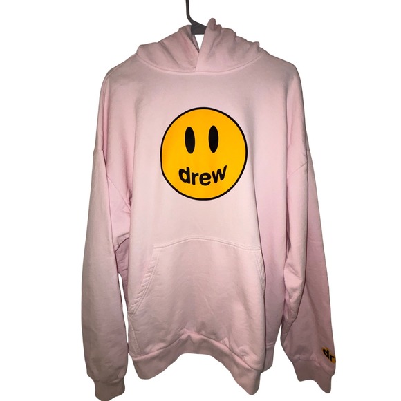 drew house Other - Drew‎ House Mascot Hoodie Dusty Rose Smiley Face Sweatshirt Medium Mens Women